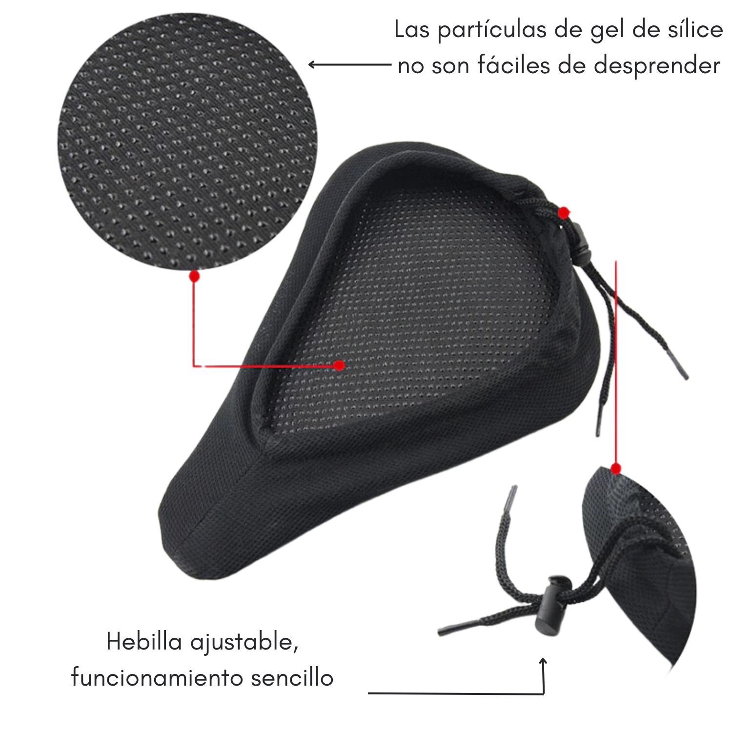 Cubre Sill n De Asiento Para Bicicleta Cobertor Forro Reflectante-4