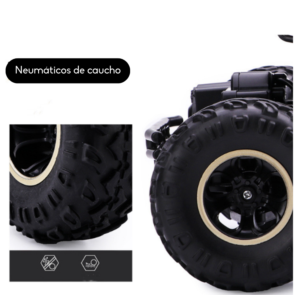 Auto Control Remoto Metal Doble Motor 2 4g 4x4 1 16 Team03 NEGRO-6