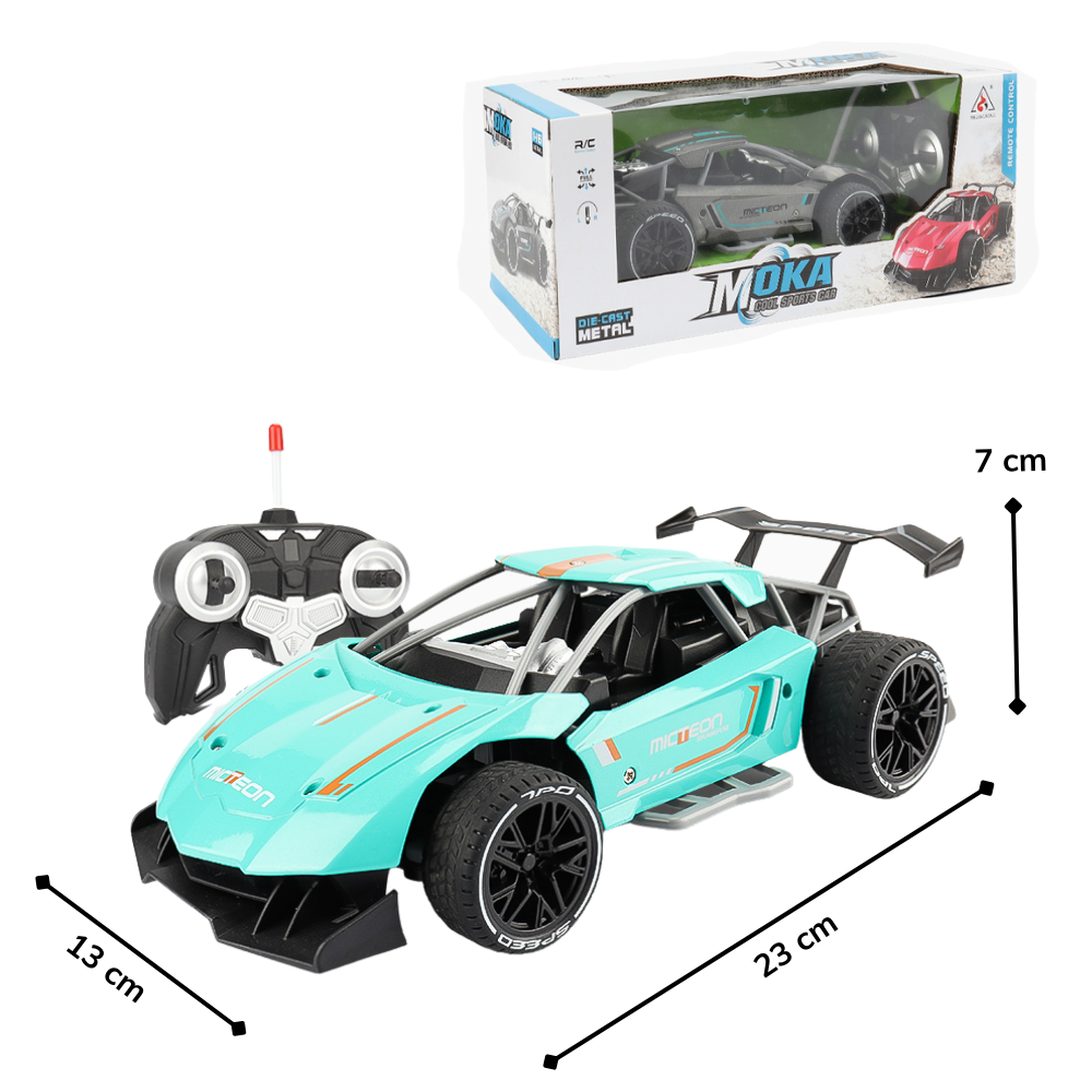 Auto Control Remoto Derrape Verde Metal Moka 1 16 2 4g 60m-2