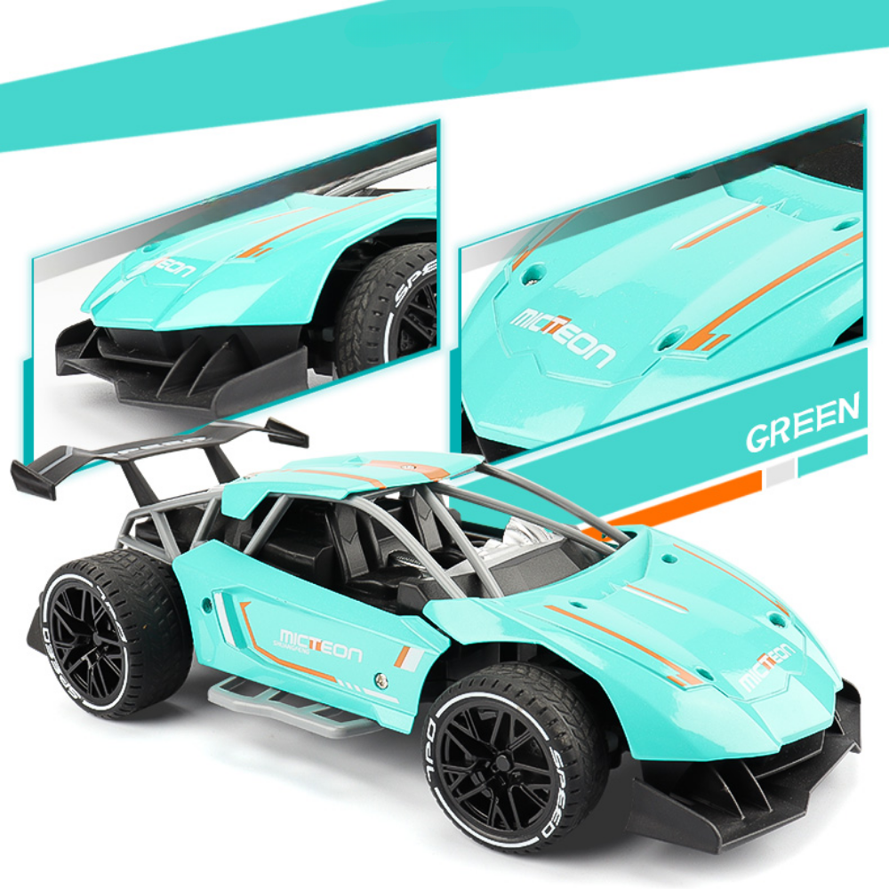 Auto Control Remoto Derrape Verde Metal Moka 1 16 2 4g 60m-3