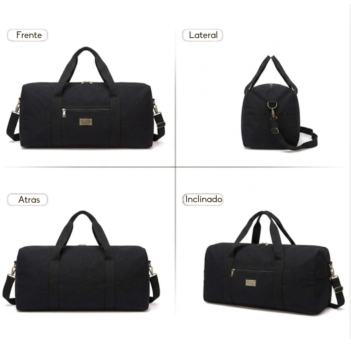 Bolso De Viaje Malet n De Lona Reforzado 50 L-3
