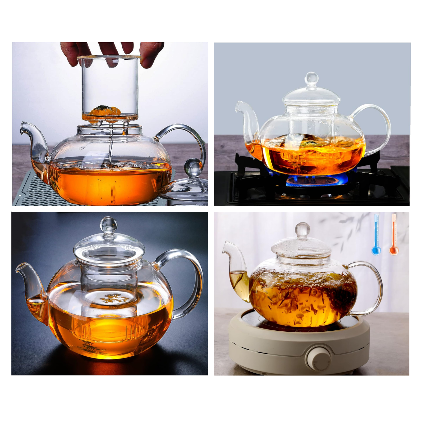 Tetera Con Infusor Para T Infusi n De Flores 1L-4