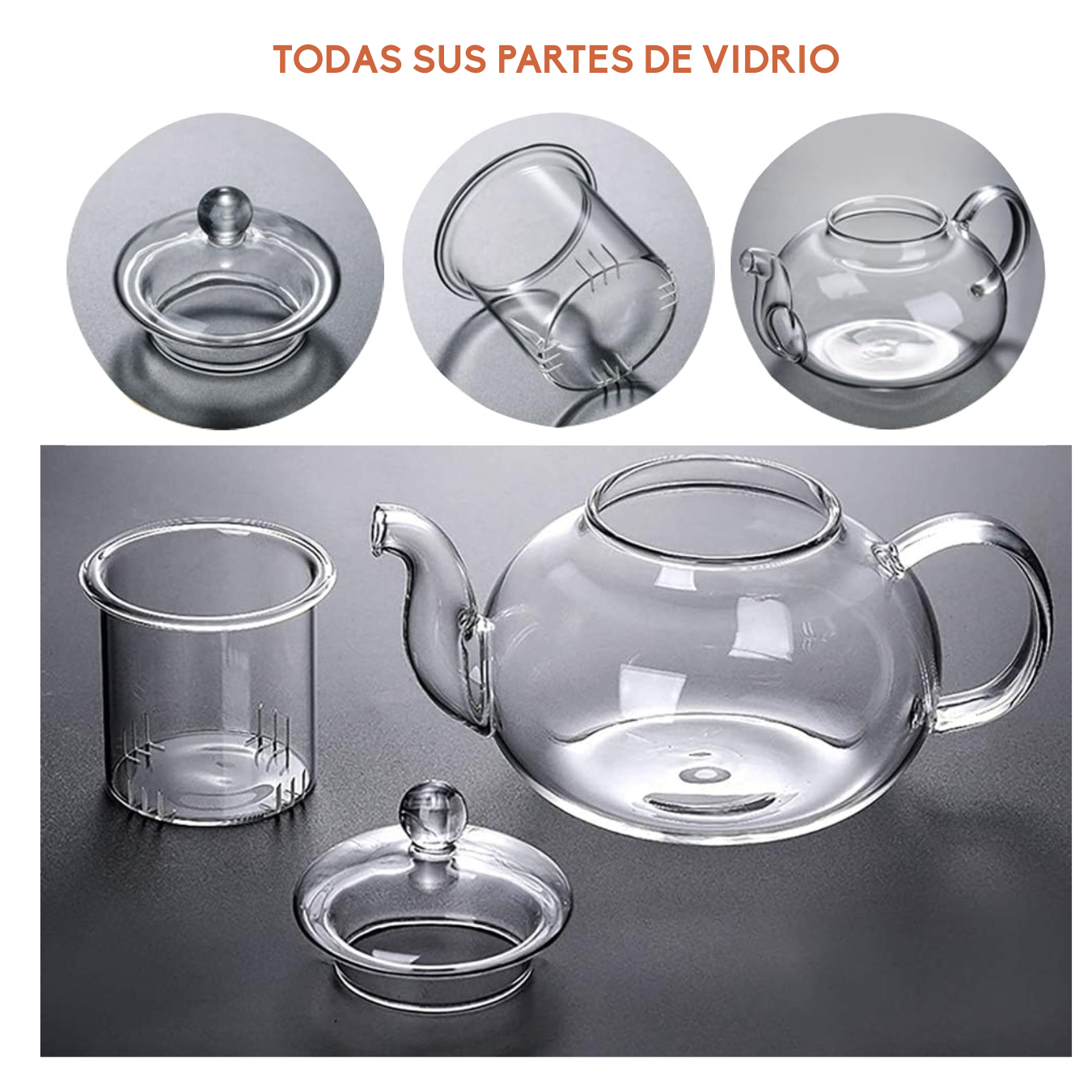 Tetera Con Infusor Para T Infusi n De Flores 1L-5