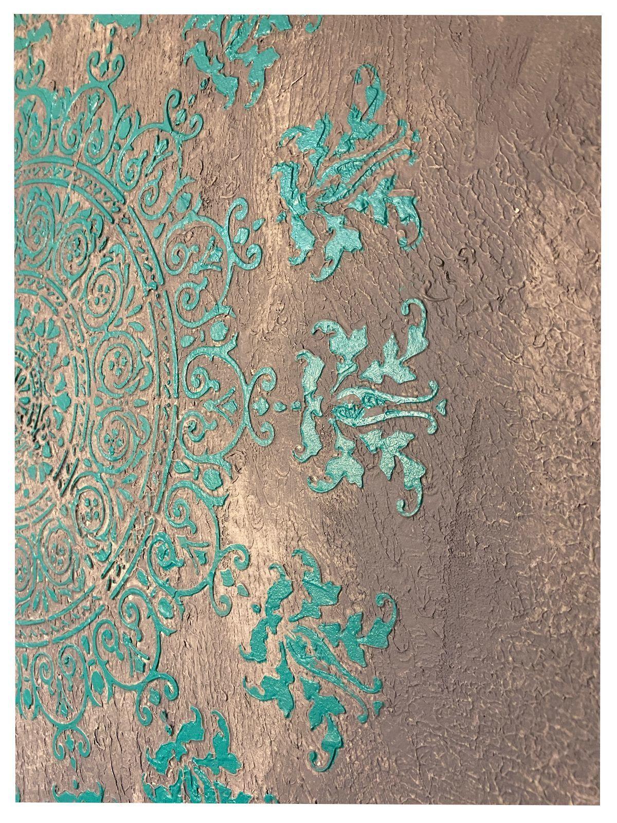 Mandala calipso, Cuadro decorativo  80x80-2