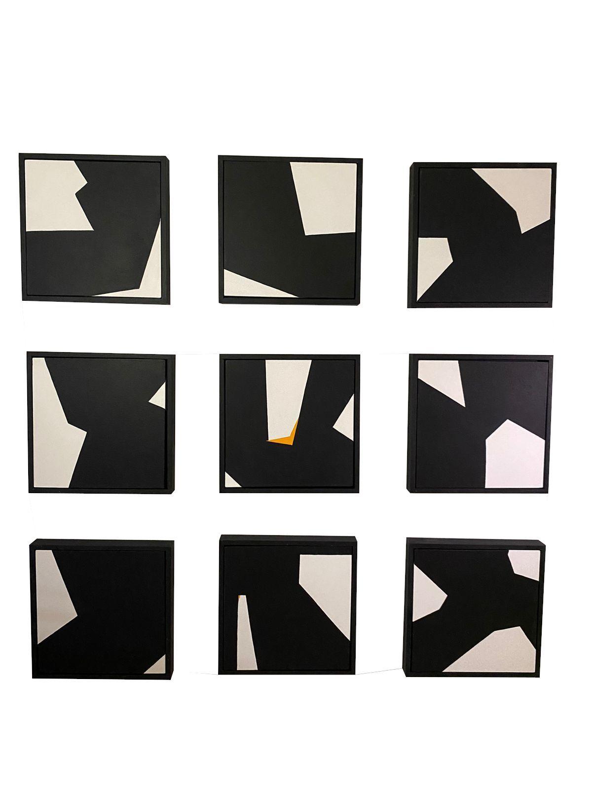 Cuadro decorativo, diseño contemporáneo, 9 unidades-0