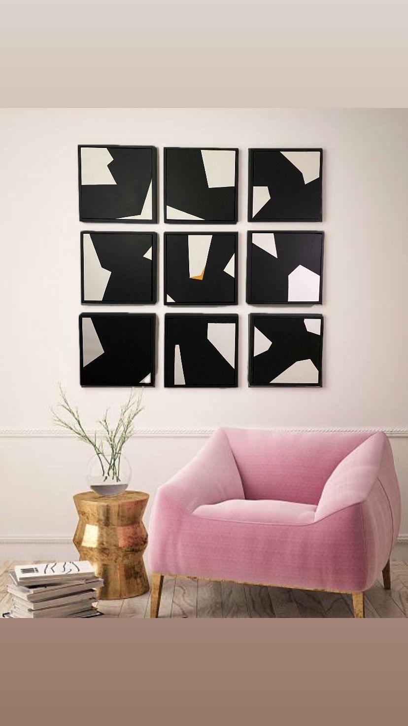 Cuadro decorativo, diseño contemporáneo, 9 unidades-5