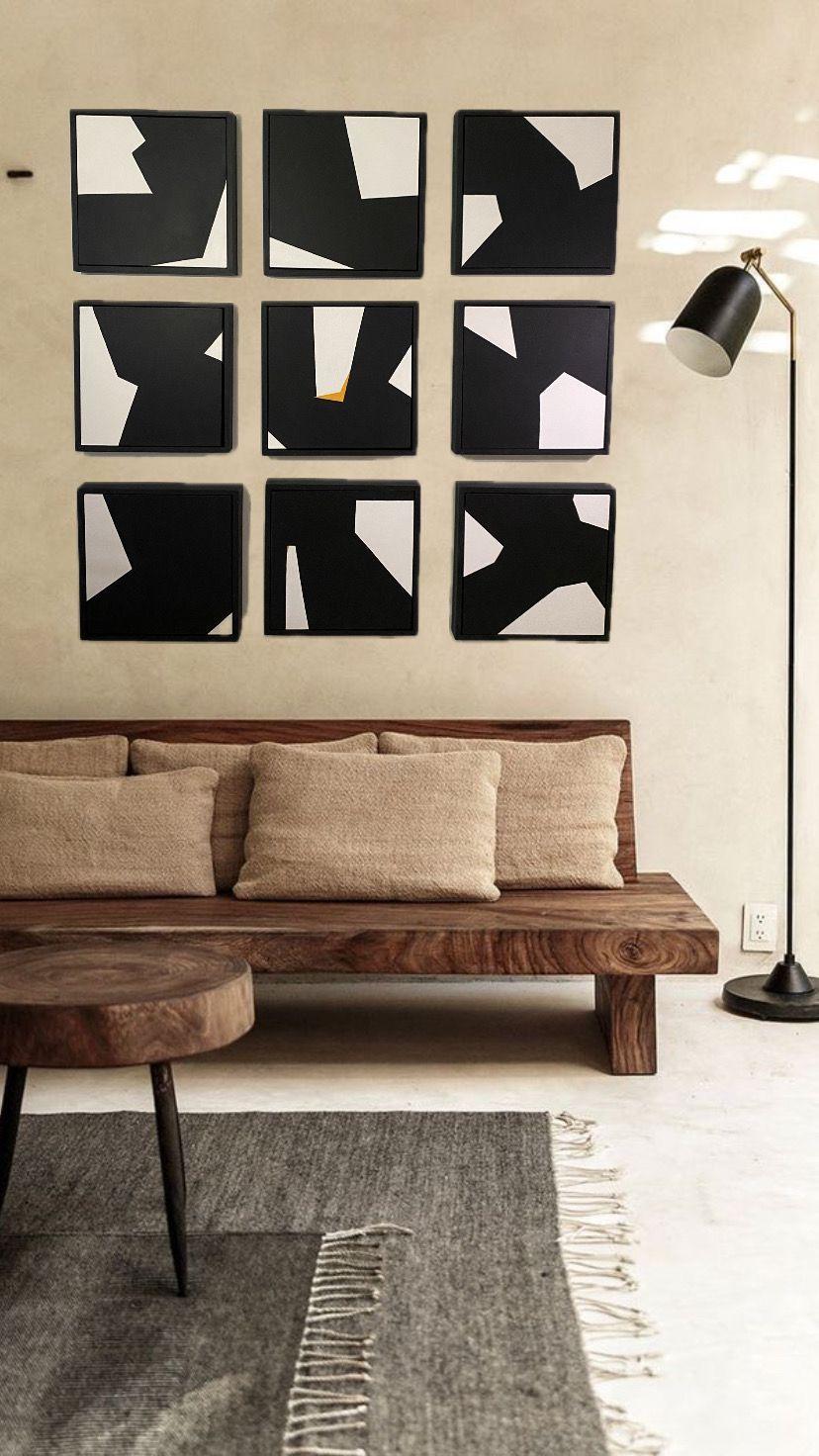 Cuadro decorativo, diseño contemporáneo, 9 unidades-6