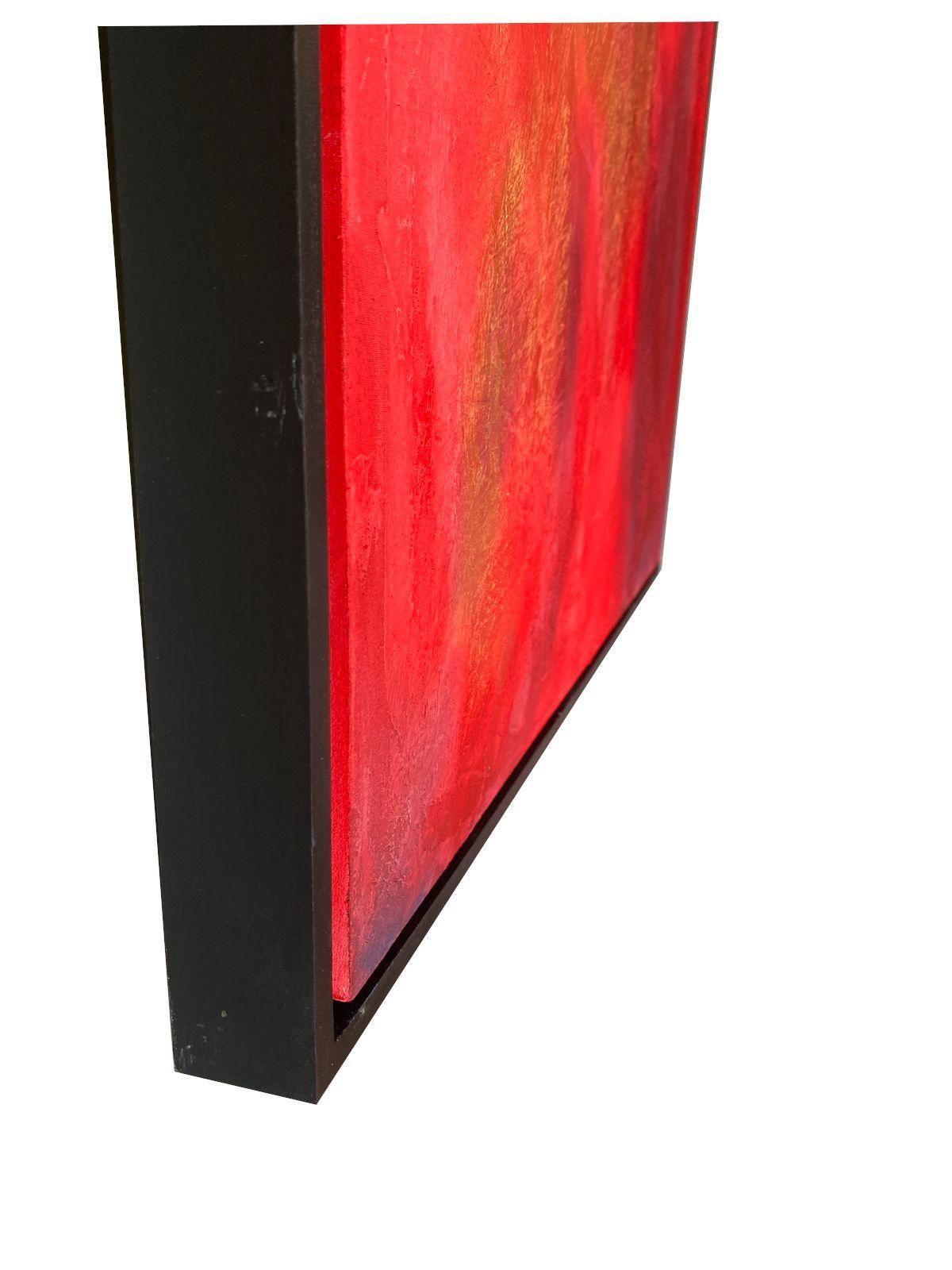Cuadro abstracto rojo 90x70-3
