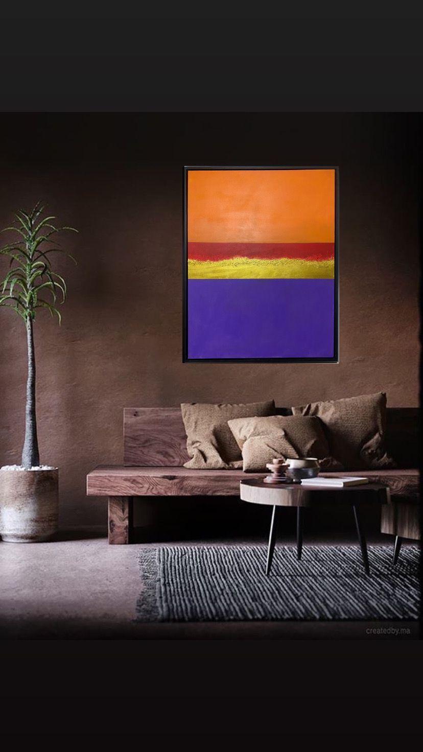 Cuadro decorativo lineal 90x70-4