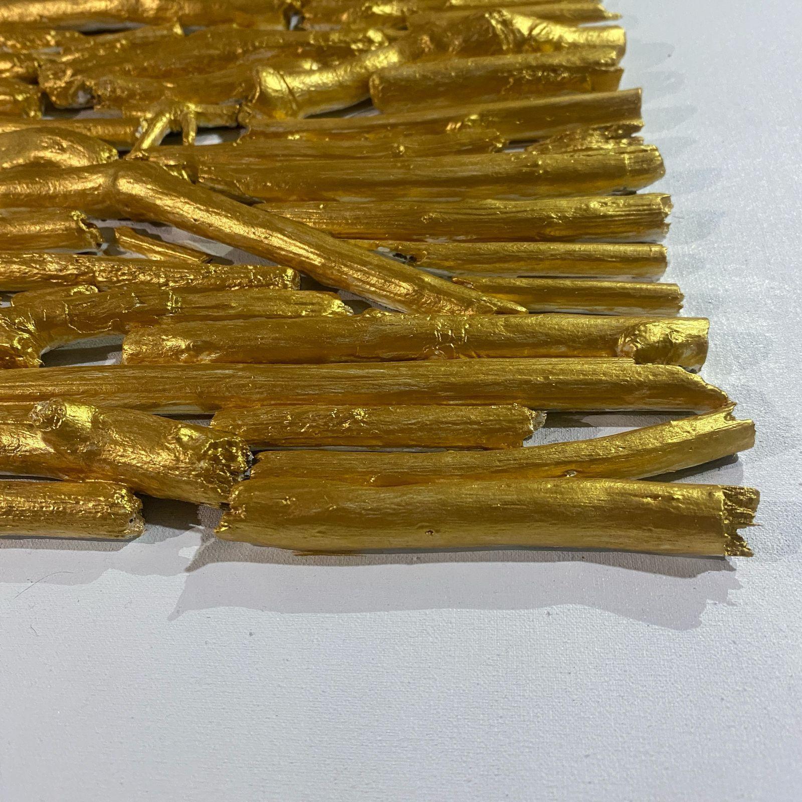 Cuadro decorativo  blanco  80x80-4