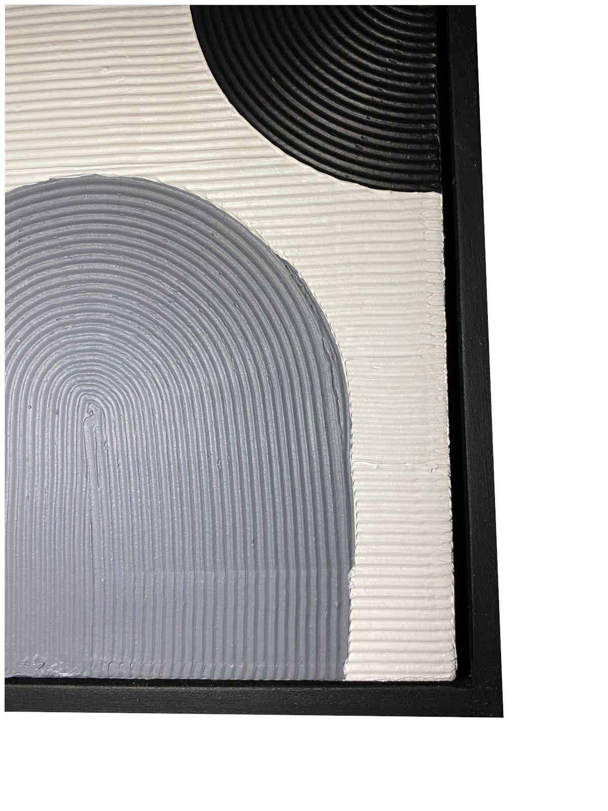 Cuadro decorativo 9 contemporáneo texturizado 33x33 cm-4