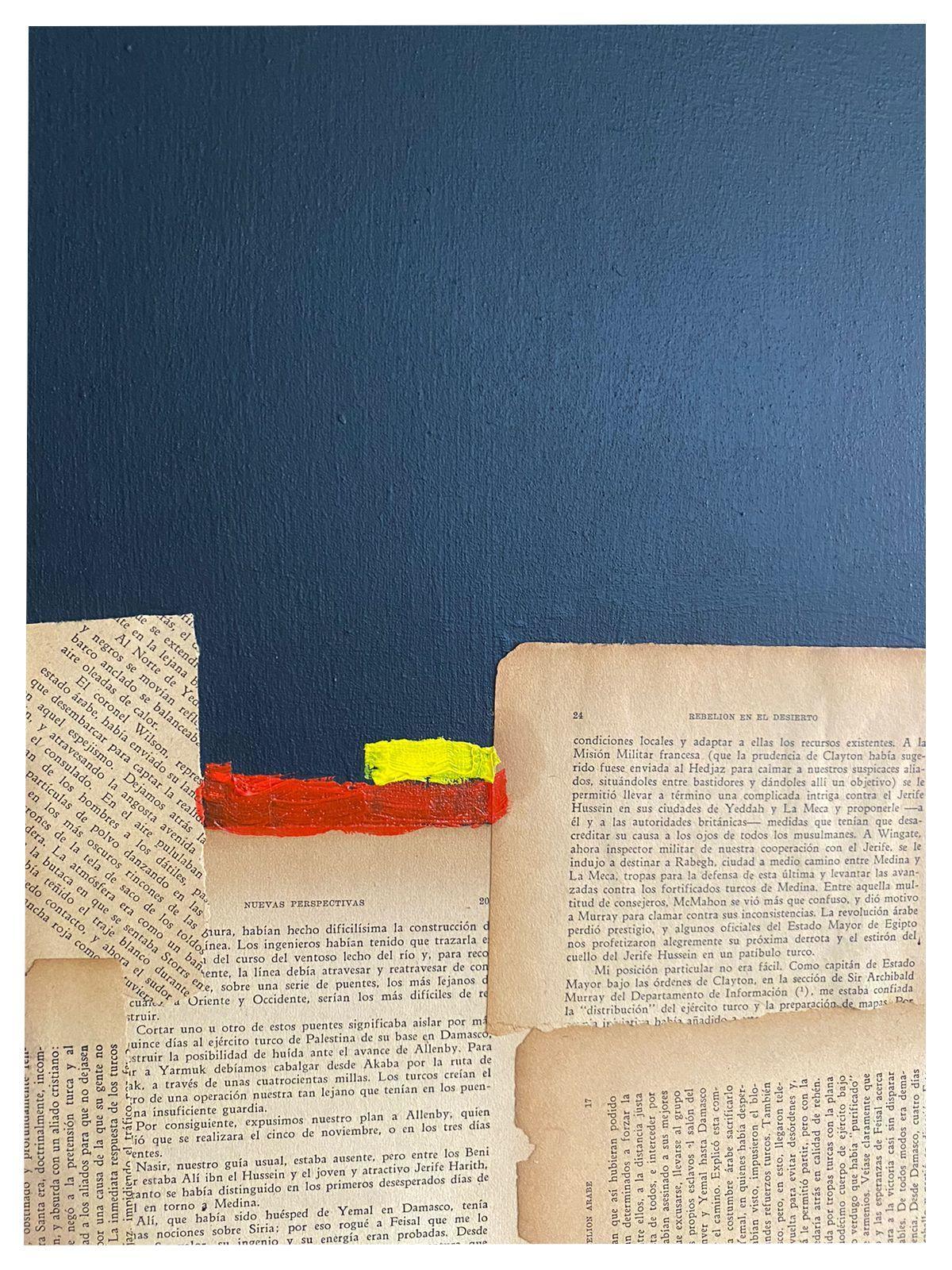Cuadro decorativo collage negro 90x70-2