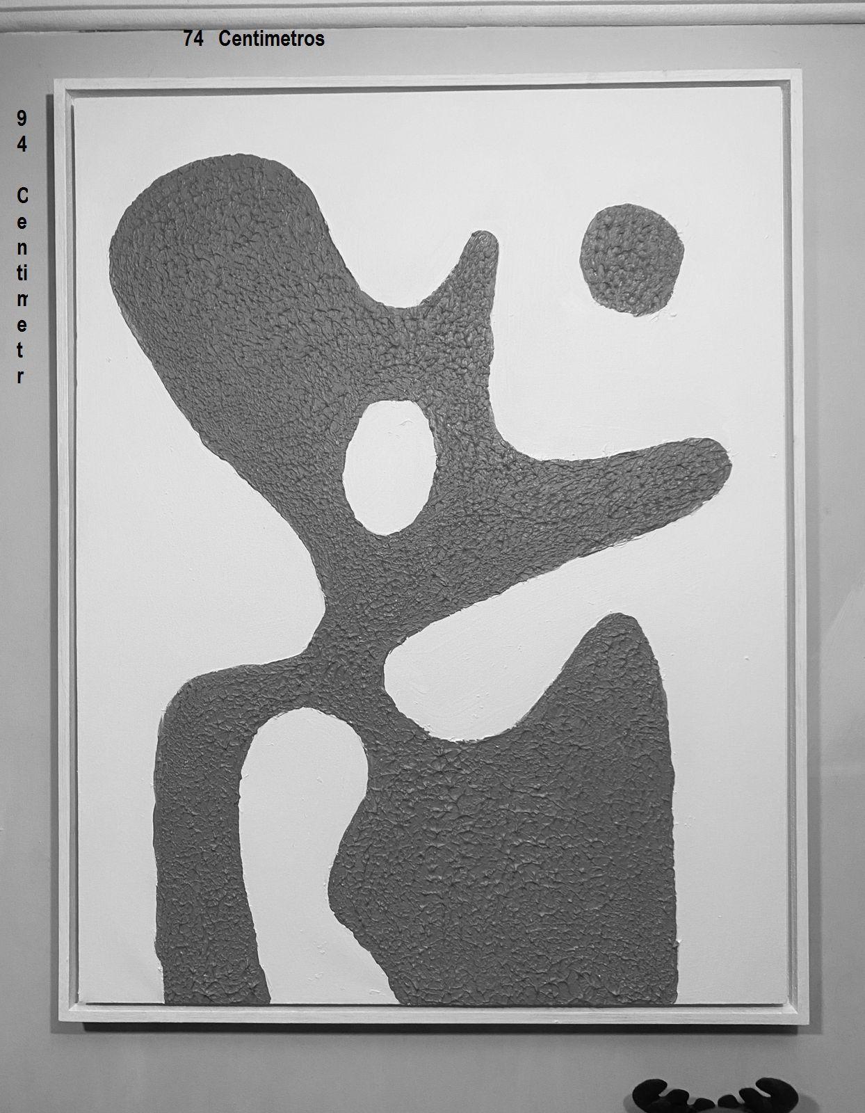 Cuadro abstracto texturizado calipso 90x70-5