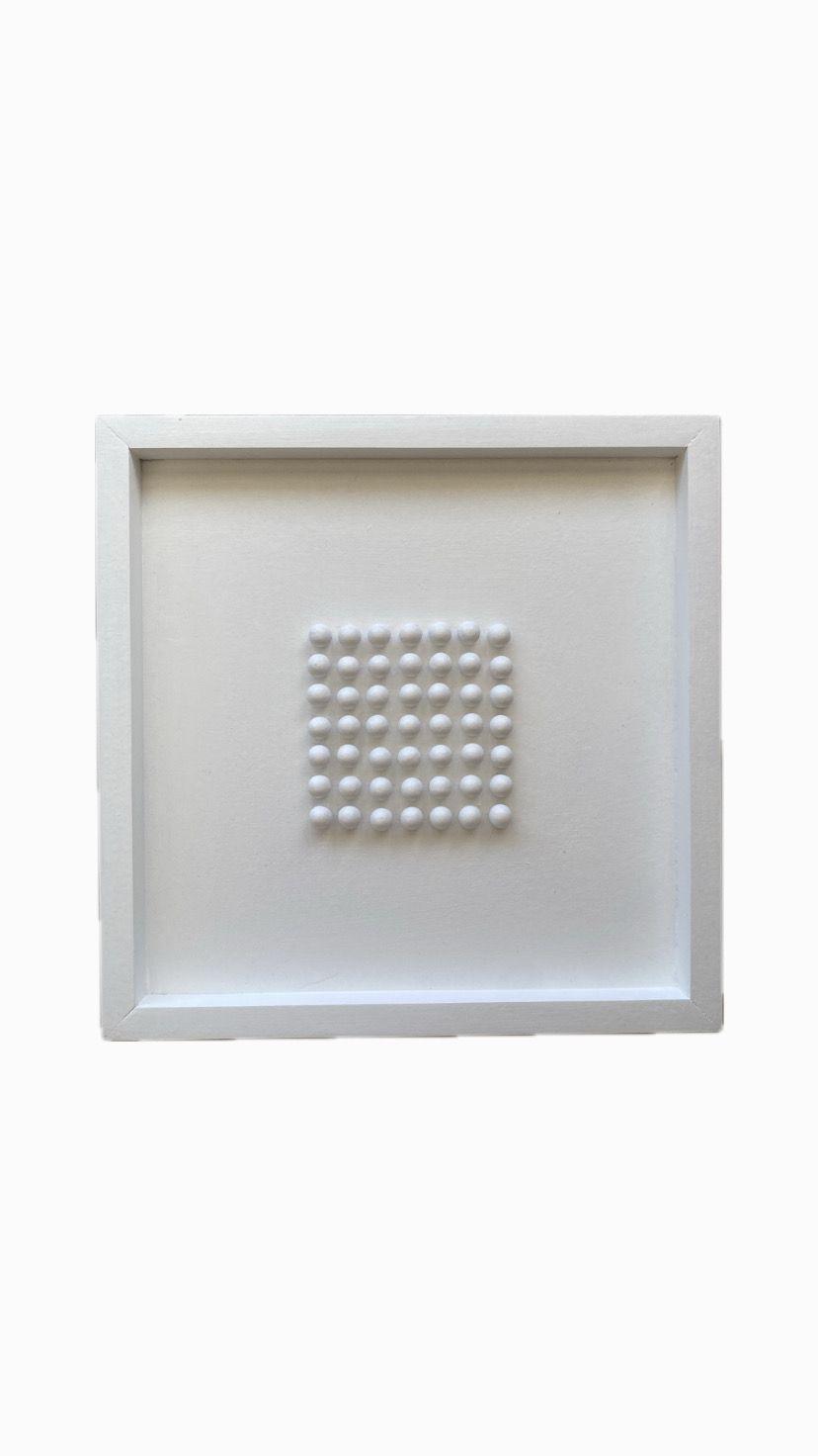 Cuadro Decorativo Esferas de madera 30x30 Cm-3