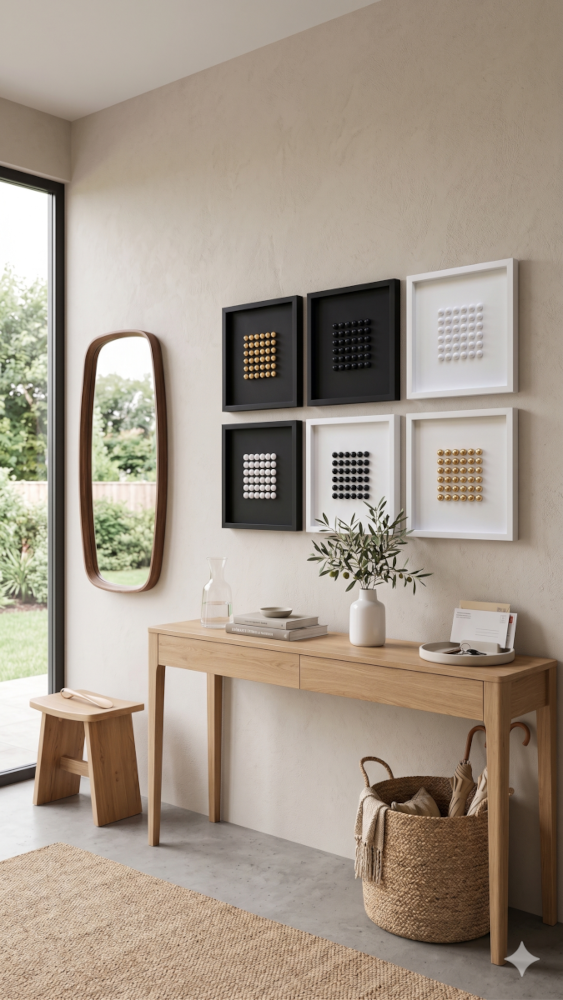 Cuadro Decorativo 3D Minimalista - Colección Esferas (30x30 cm)-7