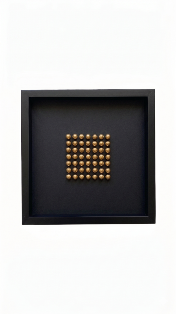 Cuadro Decorativo 3D Minimalista - Colección Esferas (30x30 cm)-0
