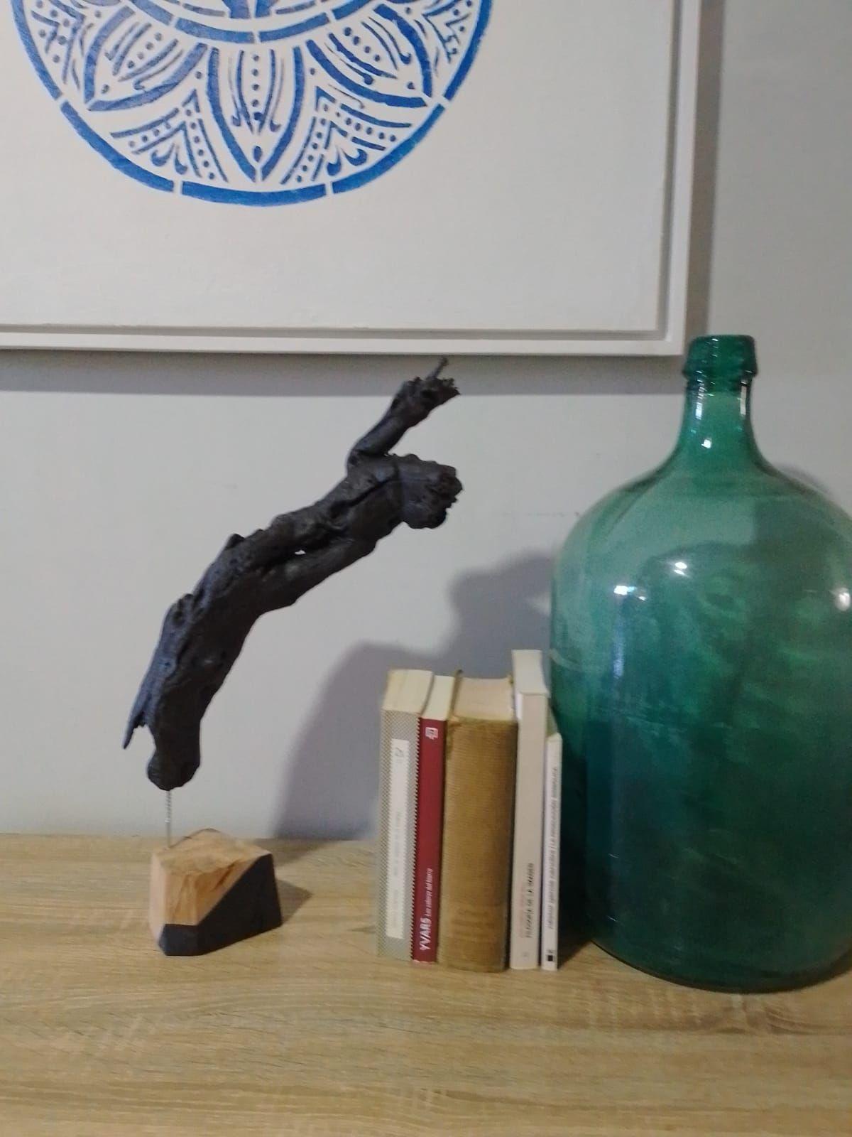 Estatuilla, Figura, Tronco Decorativo 14-4