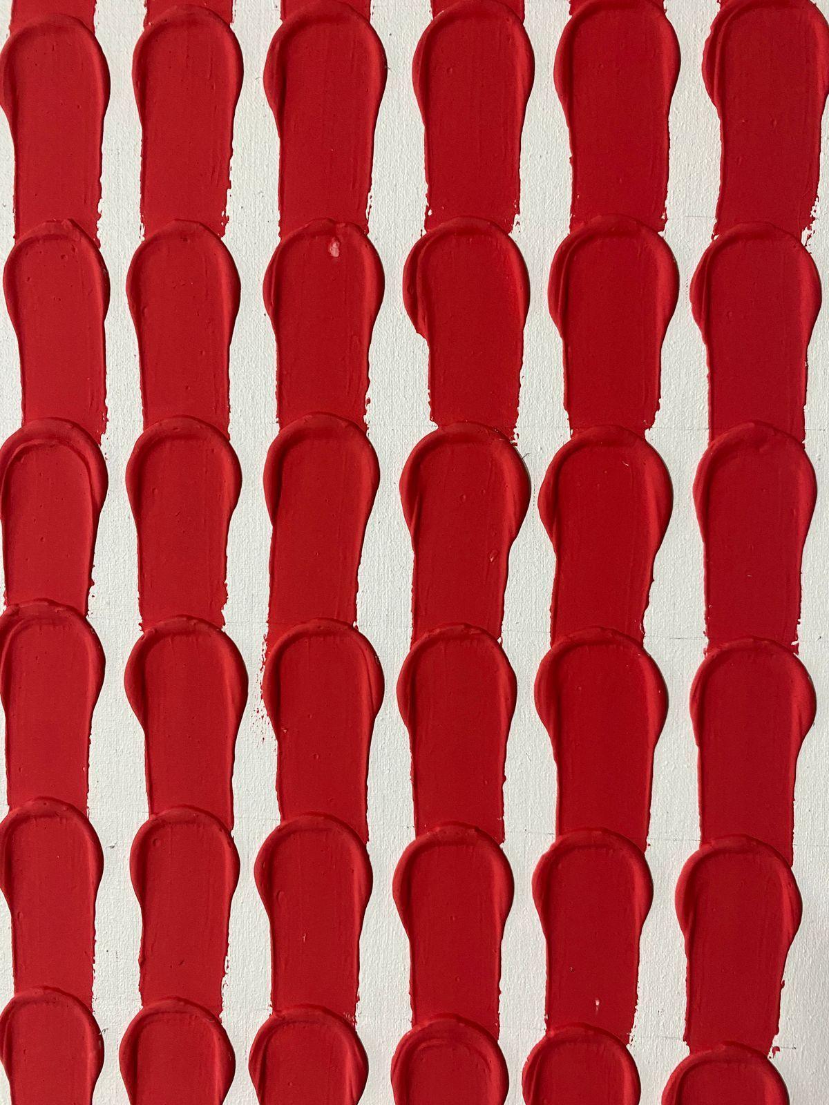 Cuadro decorativo Rojo 90x70-3