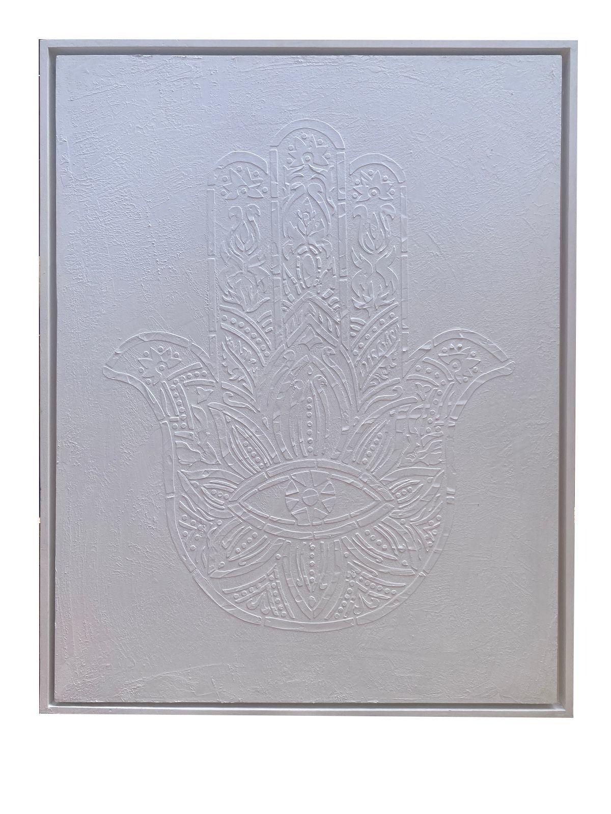 Mano de Fátima, Hamsa Cuadro decorativo  90x70-0