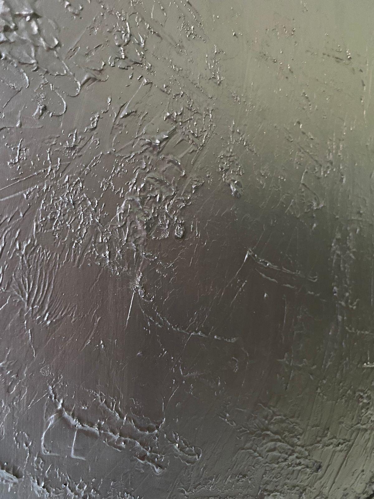 Cuadro decorativo textura Negro 90x70-4
