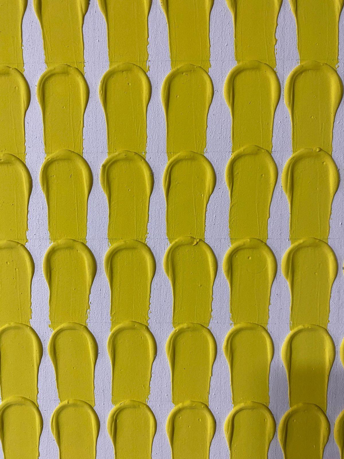 Cuadro decorativo Amarillo 90x70-2