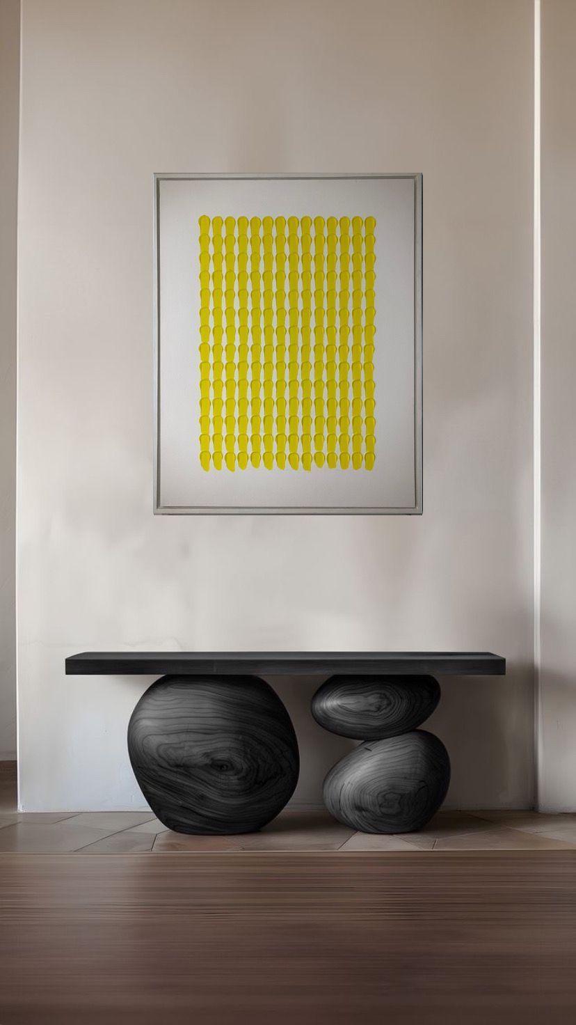 Cuadro decorativo Amarillo 90x70-4