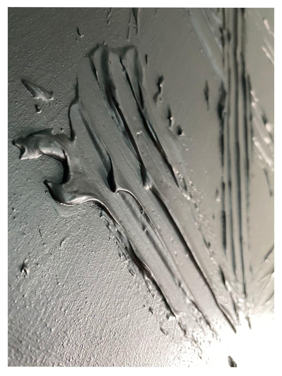Cuadro decorativo relieve negro 90x70 cm.-5