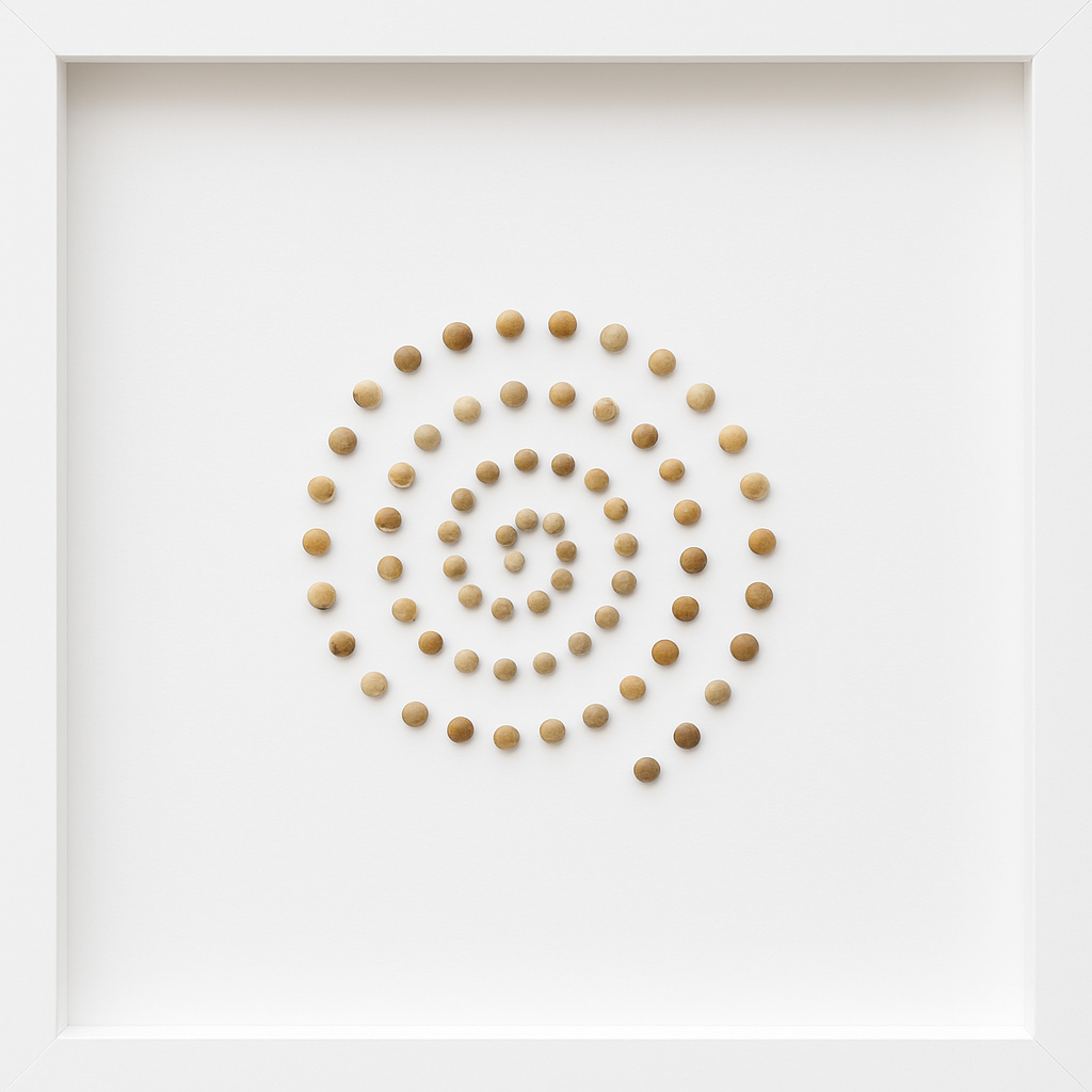 Cuadros Decorativos "Esencia Marina" – Artesanía  en Conchas Naturales (30X30)-0