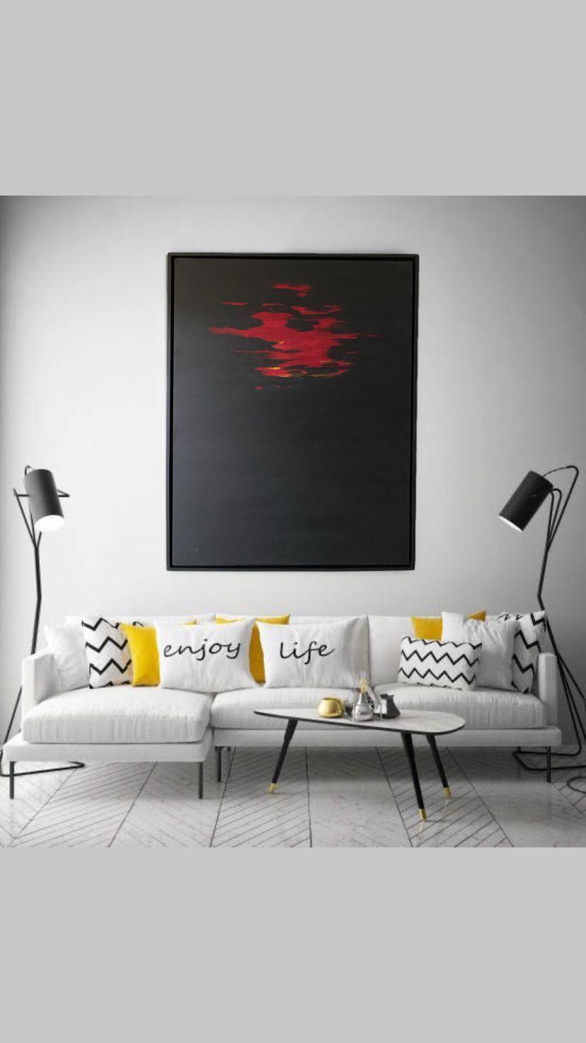 Cuadro decorativo Anochecer 90x70 -3