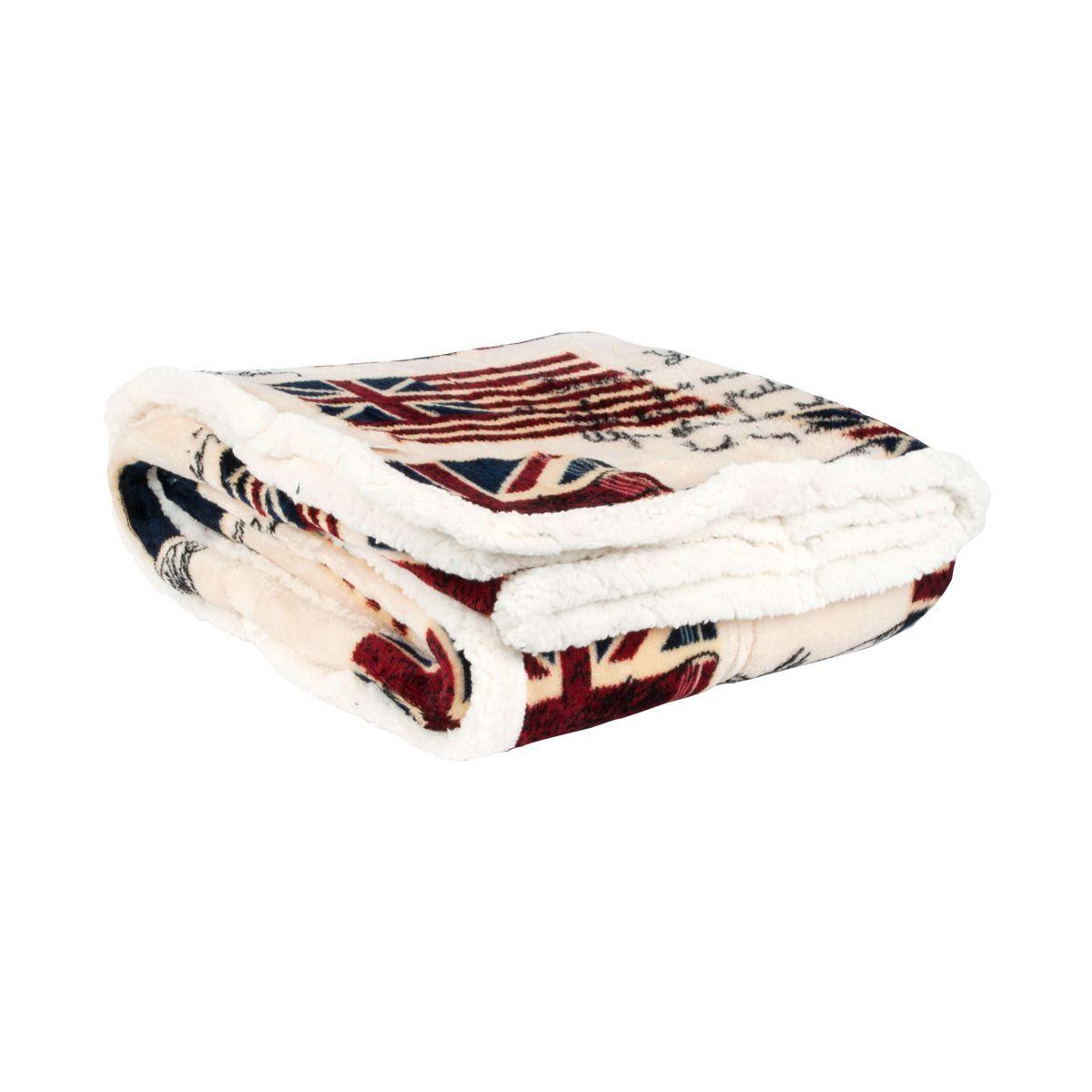 Manta coral "Bandera" 130x150 cm-1