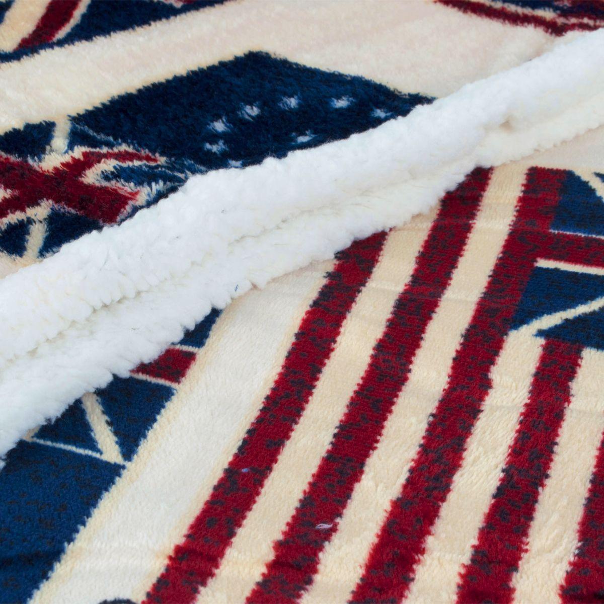 Manta coral "Bandera" 130x150 cm-2