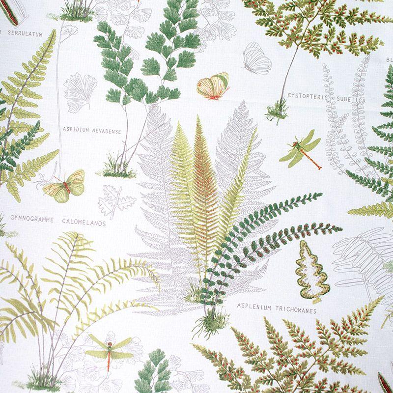 Mantel Confeccionado Linette Repelente al Agua Diseño "Botanica" 155x150 cm-2
