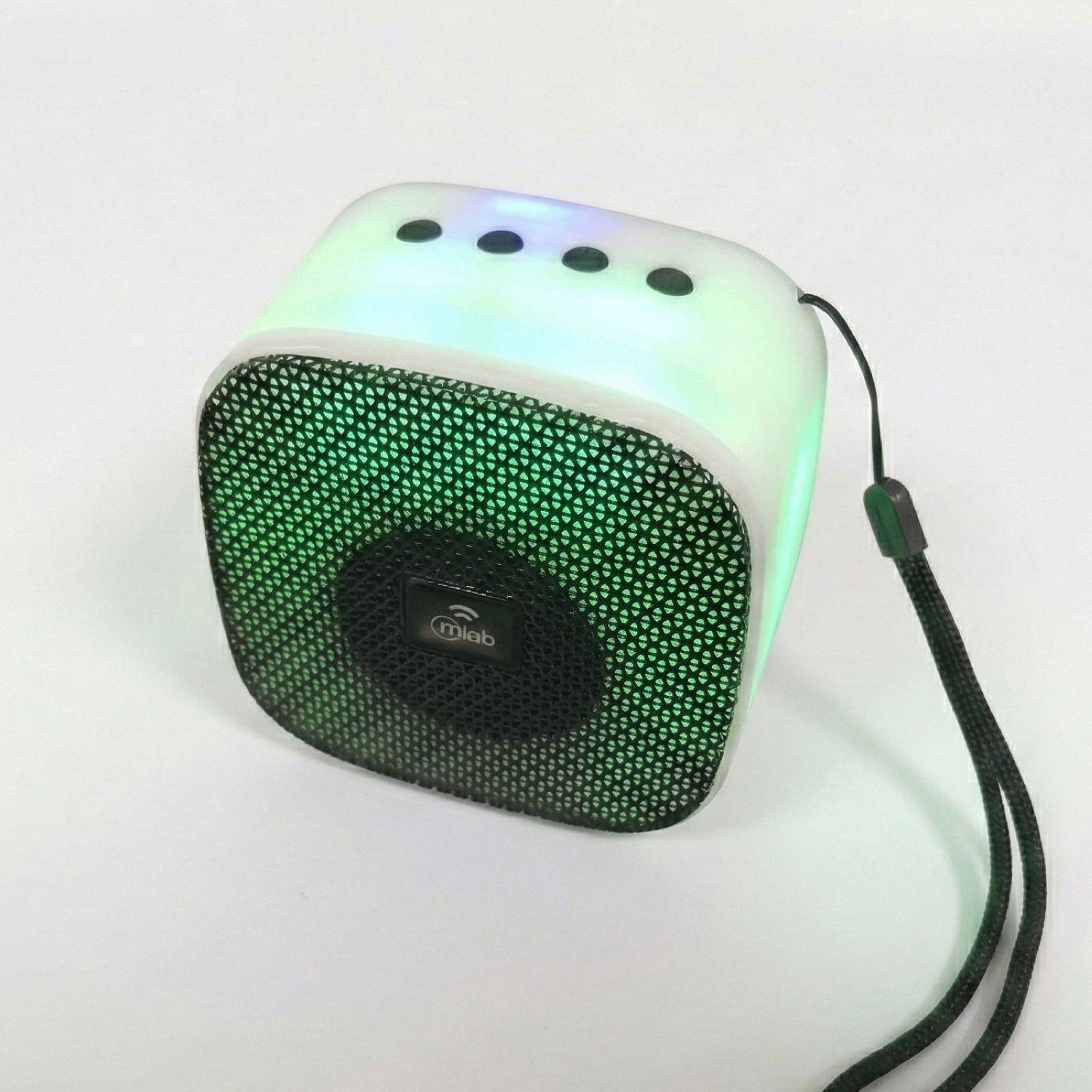 Parlante mini falming cube black Mlab 9674-1