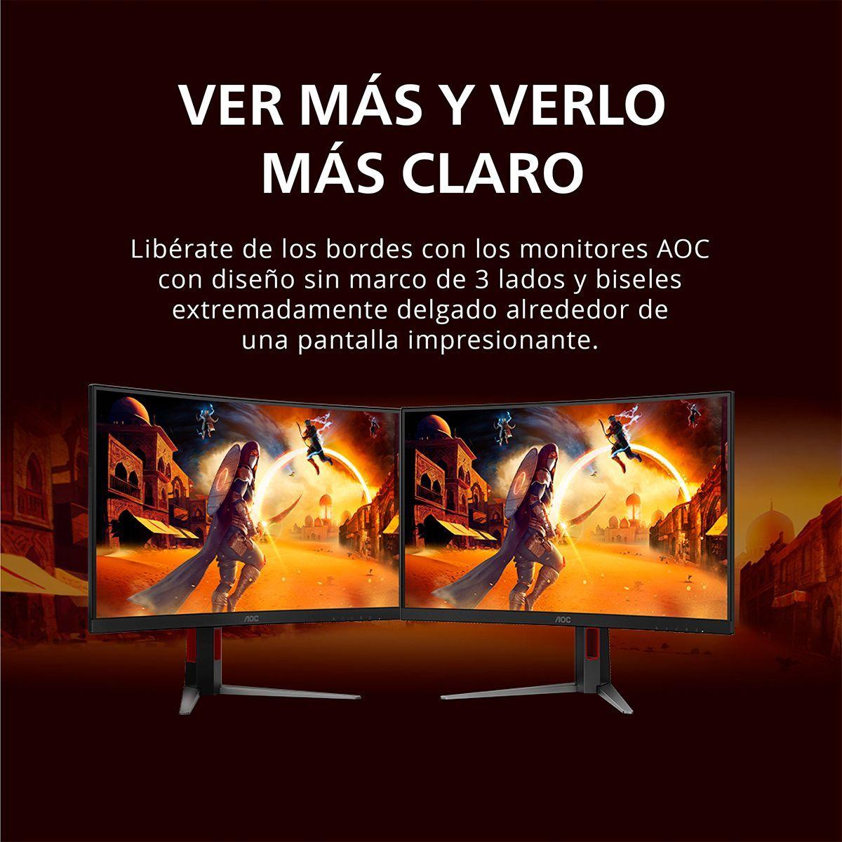 Monitor Gamer AOC Curvo 27" Full HD 280Hz 0.3ms con Adaptive-Sync-2
