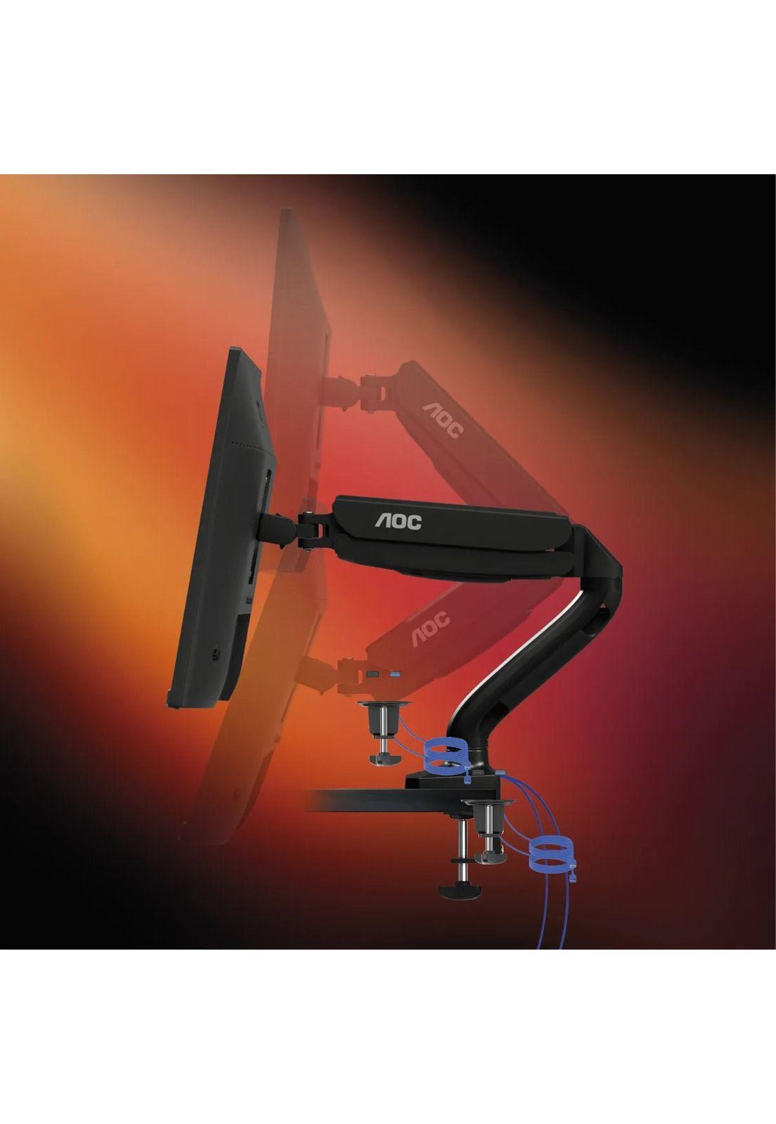 2 Monitores Gamer 27" AOC 27G4 IPS Full HD 180Hz  +  Soporte Monitor AD110DX-3