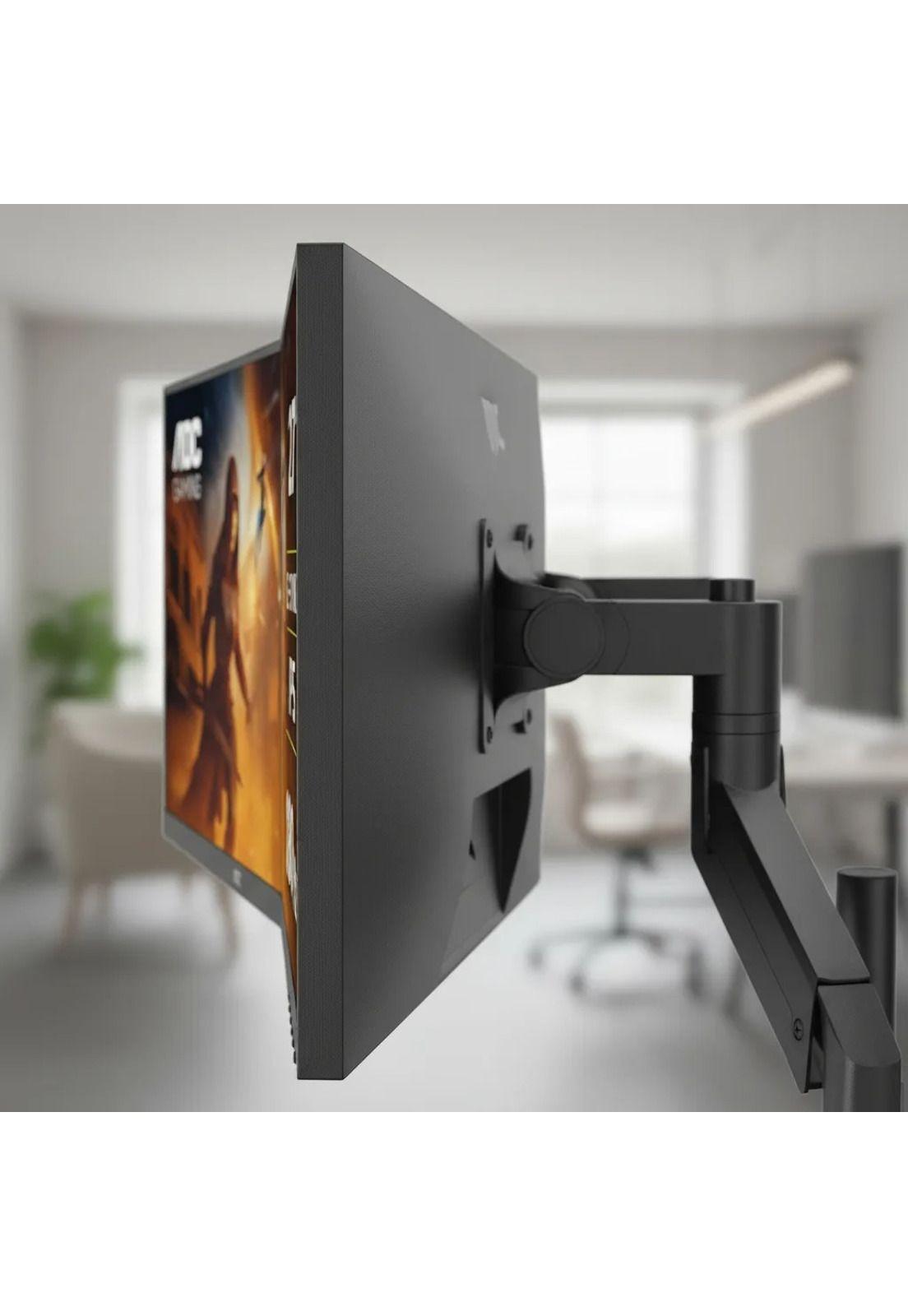 2 Monitores Gamer 27" AOC 27G4 IPS Full HD 180Hz  +  Soporte Monitor AD110DX-6