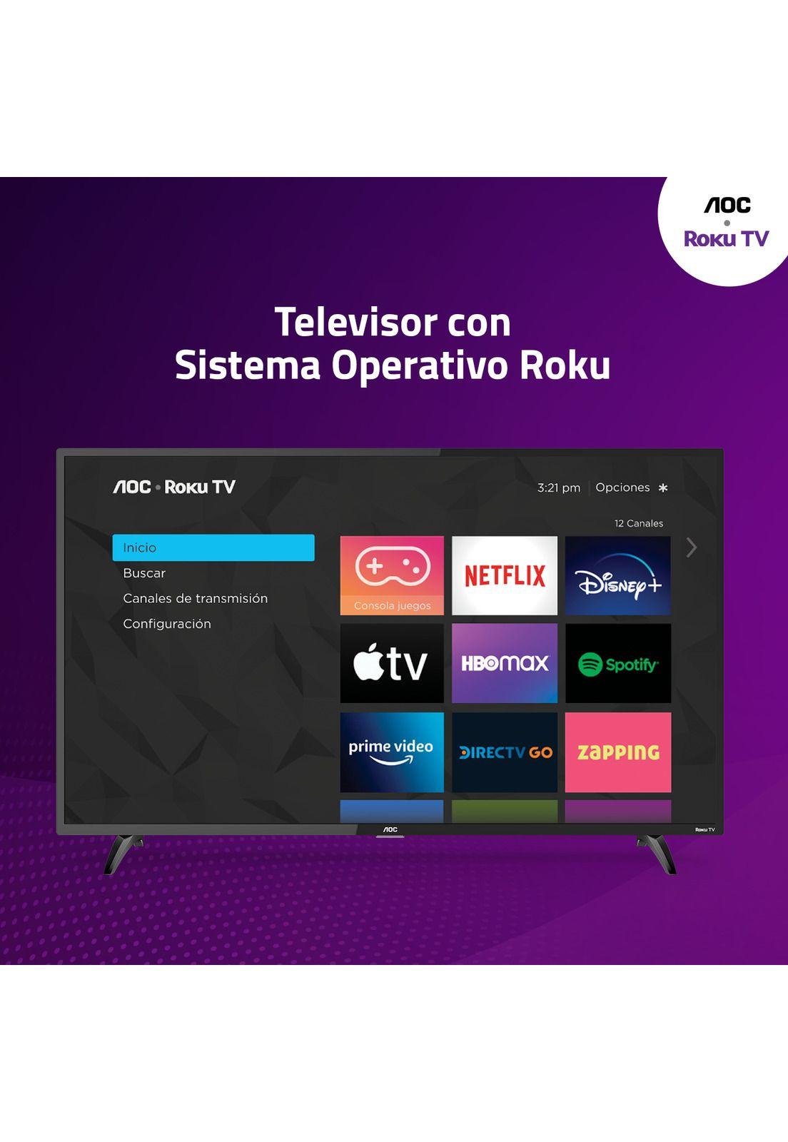 Smart TV 39" AOC Led HD 39S5195-1