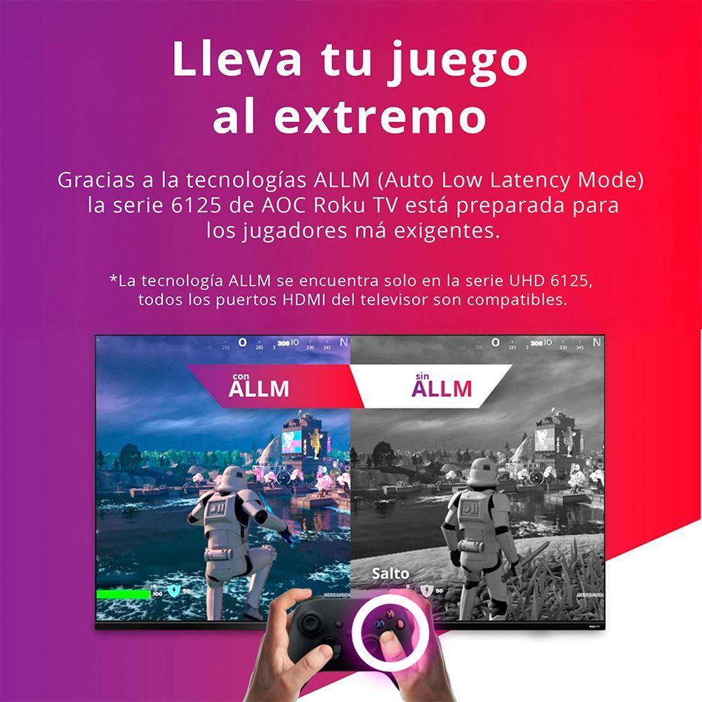 Smart TV 50" AOC Led 4K UHD 50U6125-2