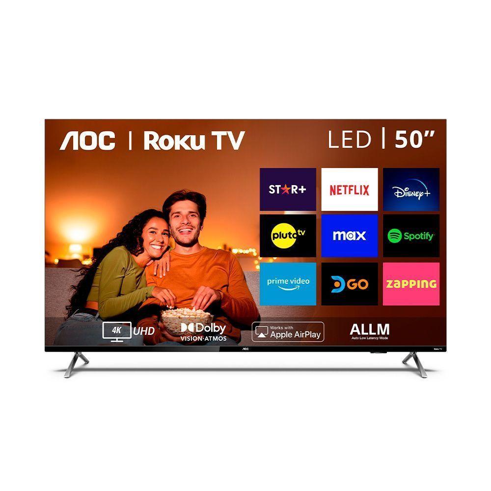 Smart TV 50" AOC Led 4K UHD 50U6125-0