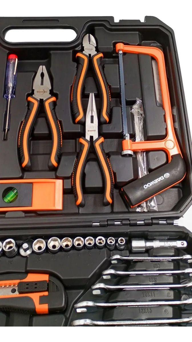 Set Herramientas Manuales Daewoo Dahts96 Llaves Alicates-5
