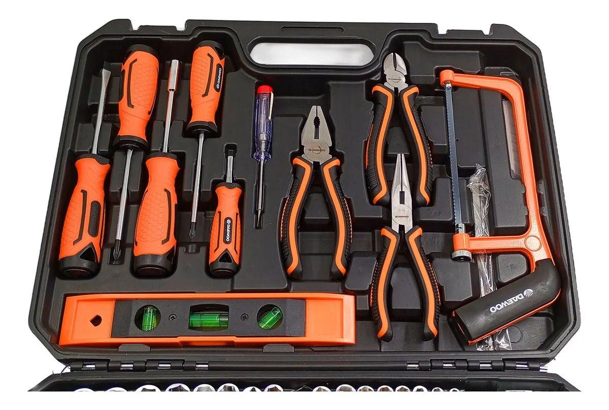Set Herramientas Manuales Daewoo Dahts96 Llaves Alicates-6