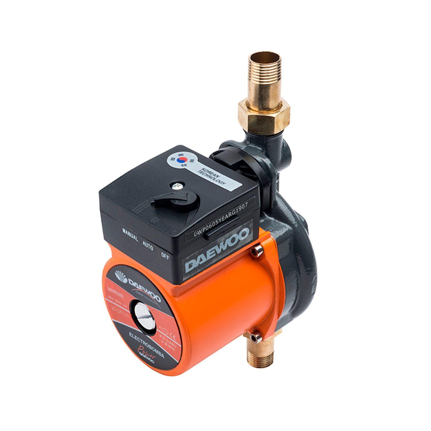 Bomba De Agua Presurizadora Daewoo Daepres100 100w 2 Baños-2