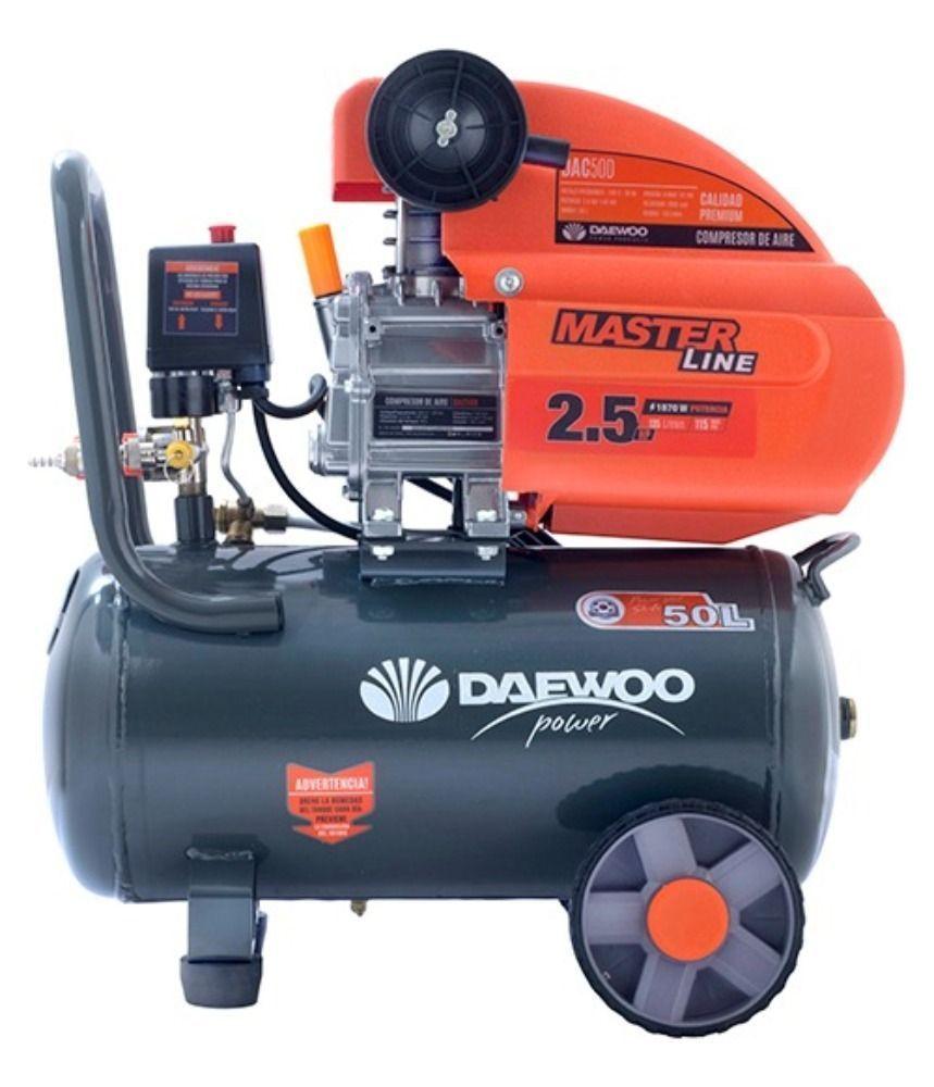 Compresor Eléctrico Daewoo DAC50D 50L 2.5HP + Kit de Accesorios-5