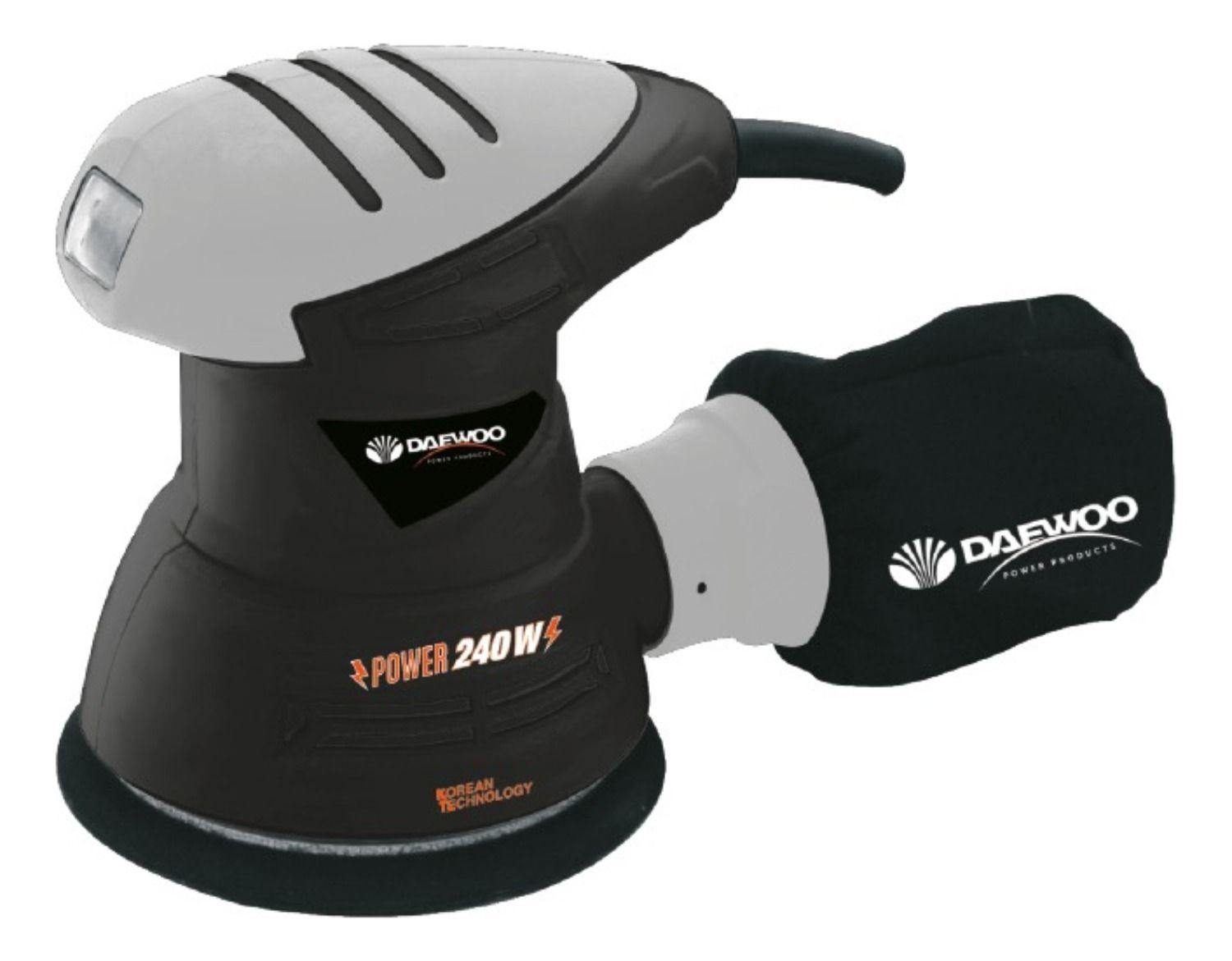 Lijadora Roto Orbital Daewoo Daos230 240w 12000rpm + 5 Lijas-1