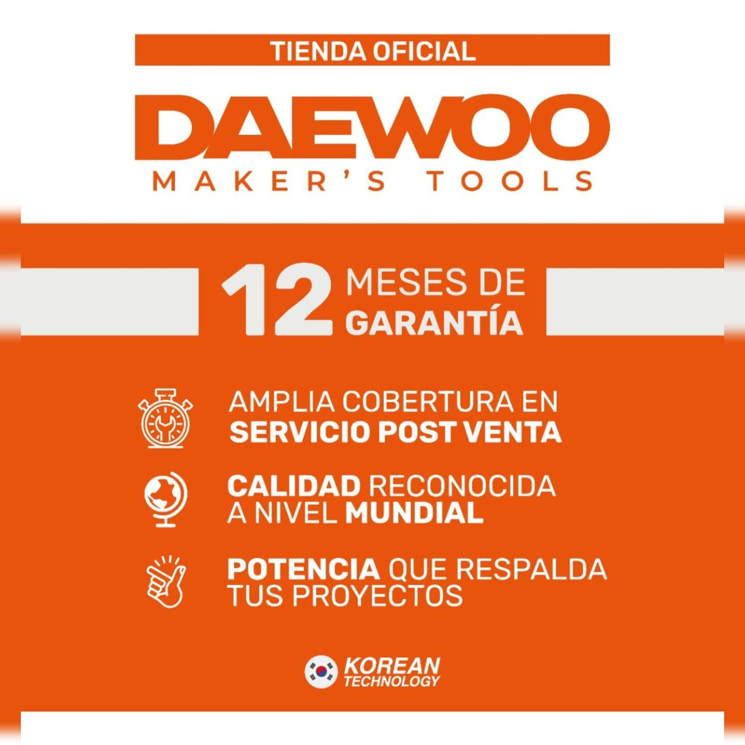 Lijadora Roto Orbital Daewoo Daos230 240w 12000rpm + 5 Lijas-4