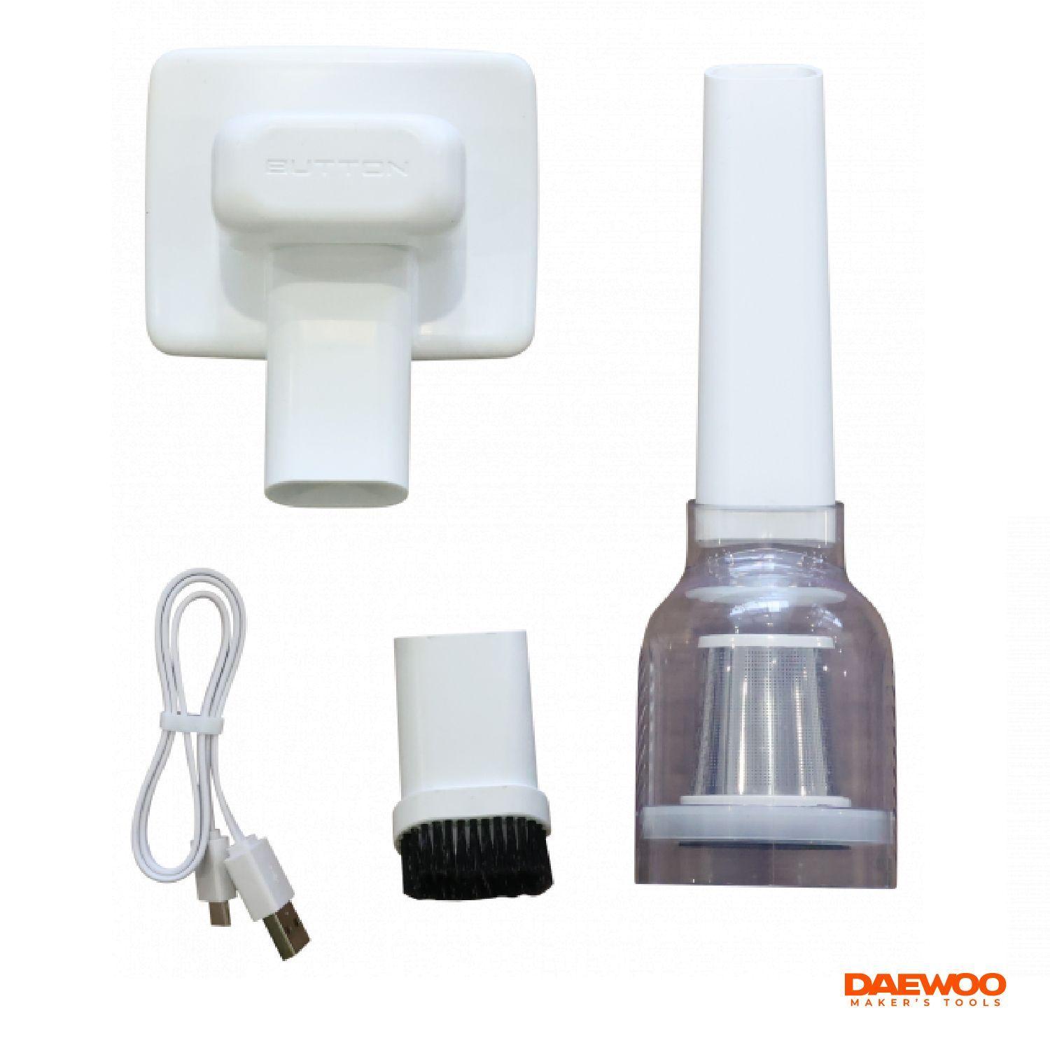 Aspiradora De Mano Inalámbrica Portatil Daewoo Davc8v 8v-2