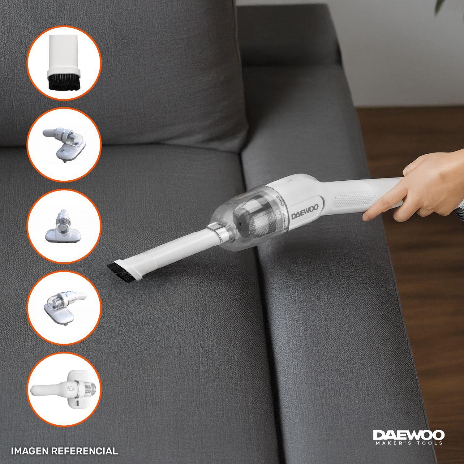 Aspiradora De Mano Inalámbrica Portatil Daewoo Davc8v 8v-7