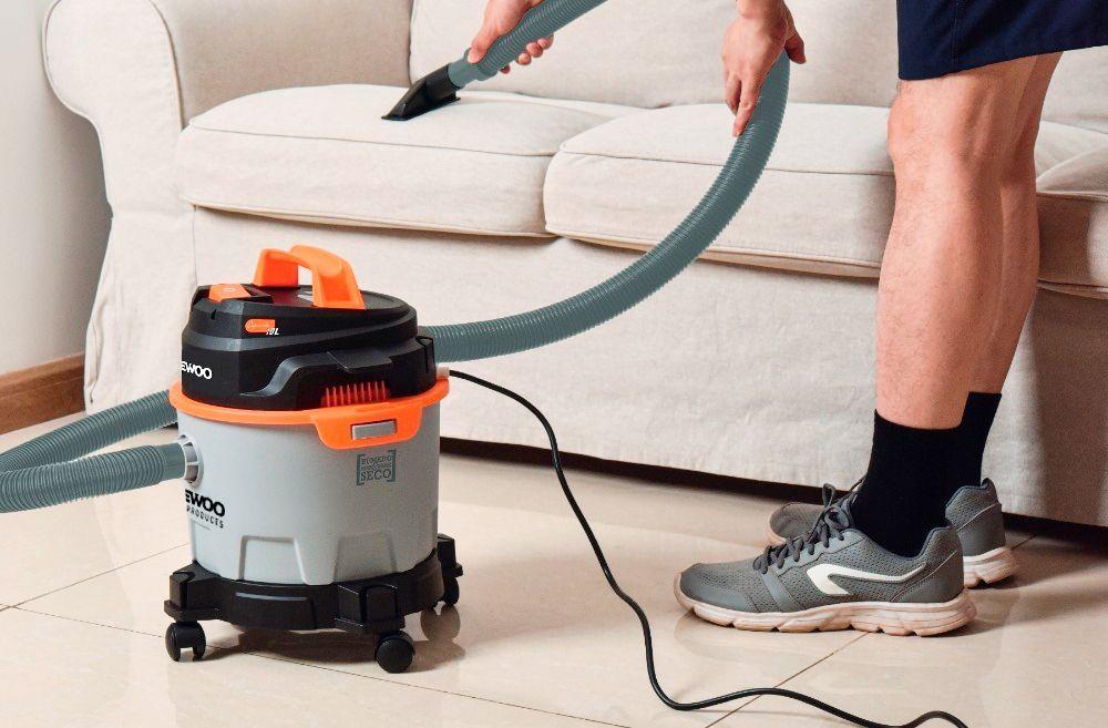Aspiradora De Tacho Polvo Y Agua 10L 1000w Daewoo DAVC90-10L-4