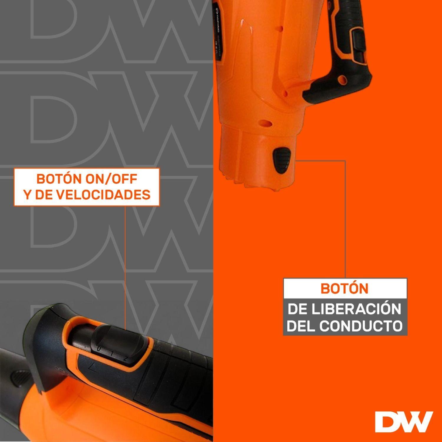 Sopladora Inalámbrica Daewoo DAB2000LI-1 + Bateria 20V + Cargador-5