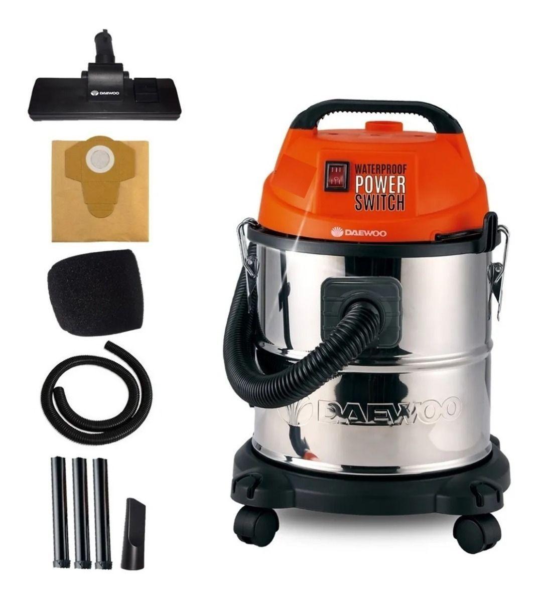 Aspiradora De Tacho Polvo y Agua Daewoo 20L Davc90-20L 1000w-4